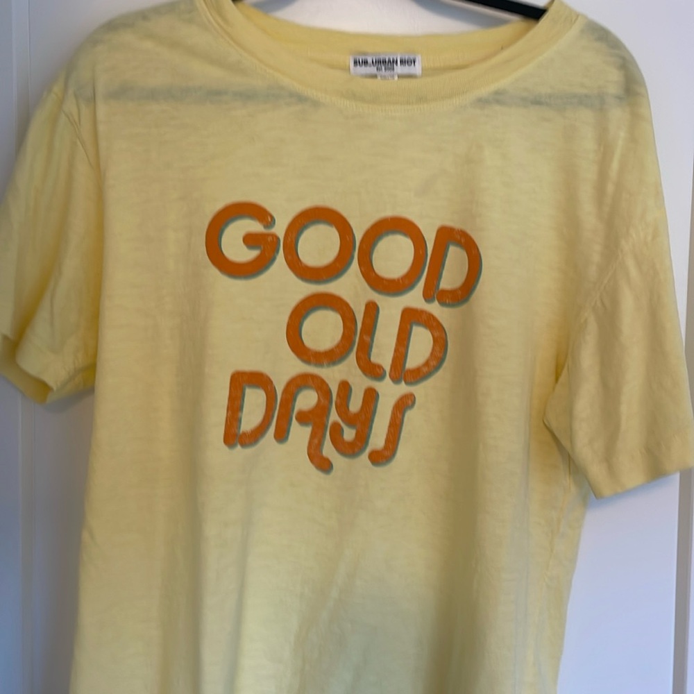 Sub_Urban Riot yellow tshirt